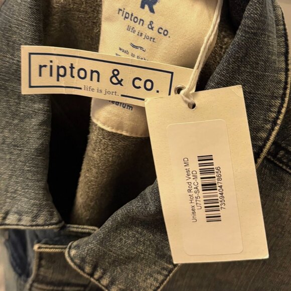 NWT Ripton & Co. Unisex Hot Rod Vest (size: M) - Picture 3 of 5